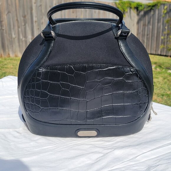 Alexander Mcqueen X Samsonite Black Label Leather Travel Beauty Bag Case - Picture 1 of 16